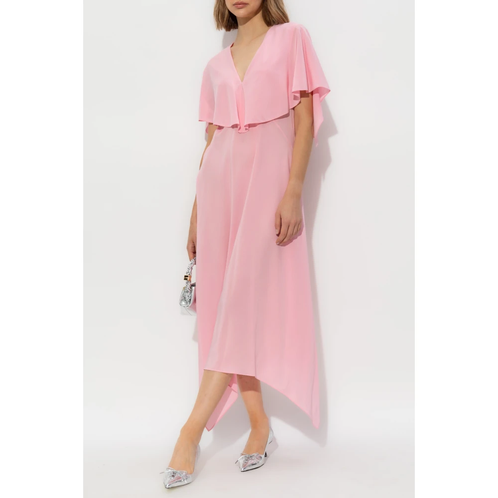 Stella Mccartney Zijden jurk Pink Dames