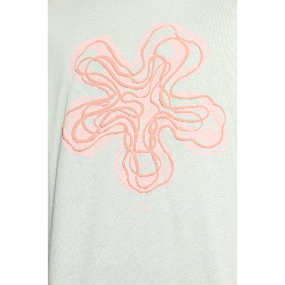PS By Paul Smith T-shirt met print Green Heren