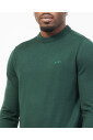 pull-vert-coupe-droite-coton-cotele