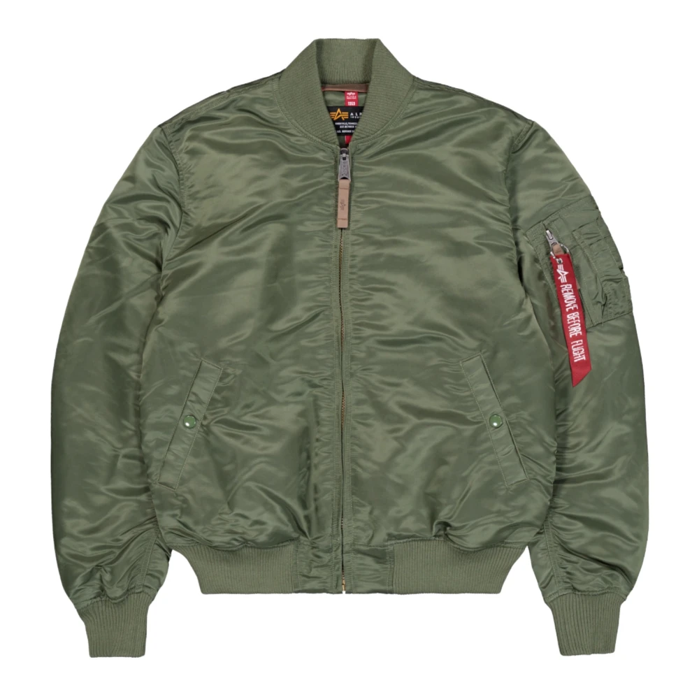Alpha Industries Herren Grün Jacke Ma - 1 Vf 59 Mittel - Bild 6
