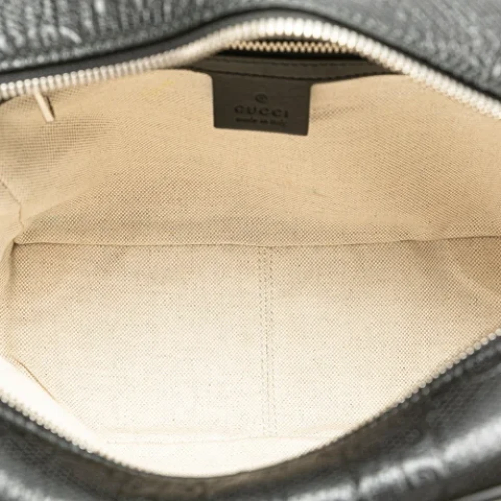 Gucci Vintage Pre-owned Leather shoulder-bags Black Dames
