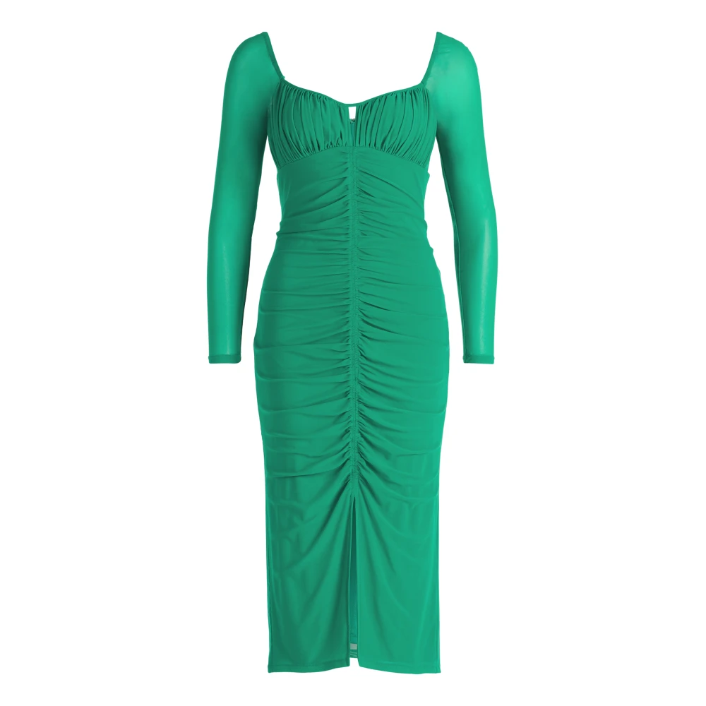 Vera Mont Elegant Gerimpelde Cocktailjurk Green Dames