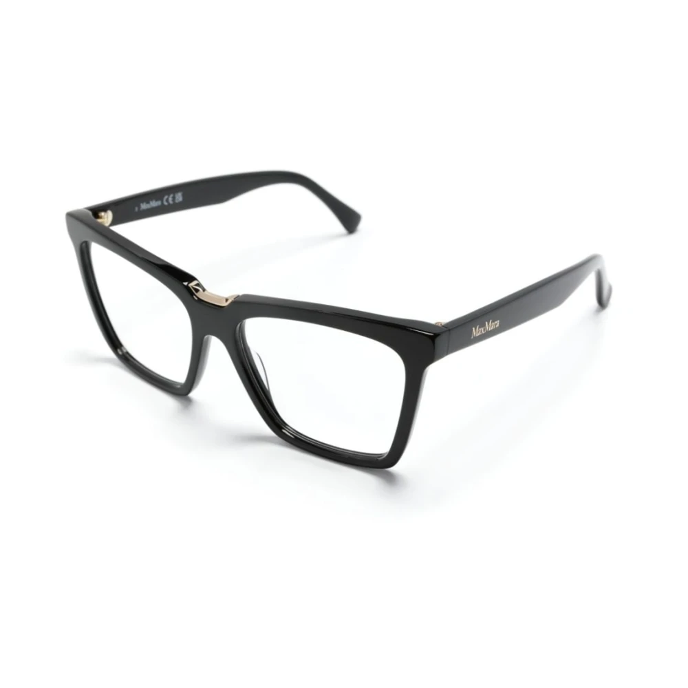 Max Mara Zwarte Optische Brillen Verhogen Dagelijkse Stijl Black Dames