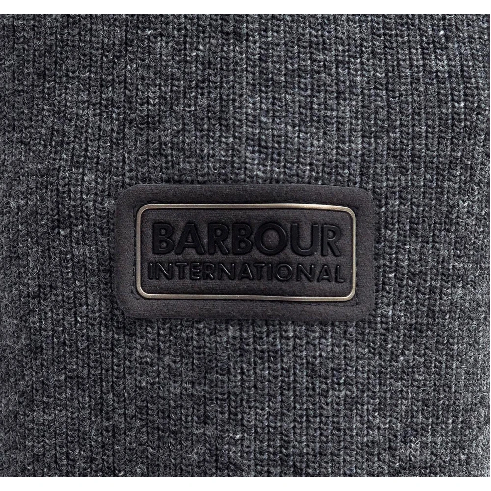 Barbour Moderne Rits Trui Houtskool Marl Gray Heren