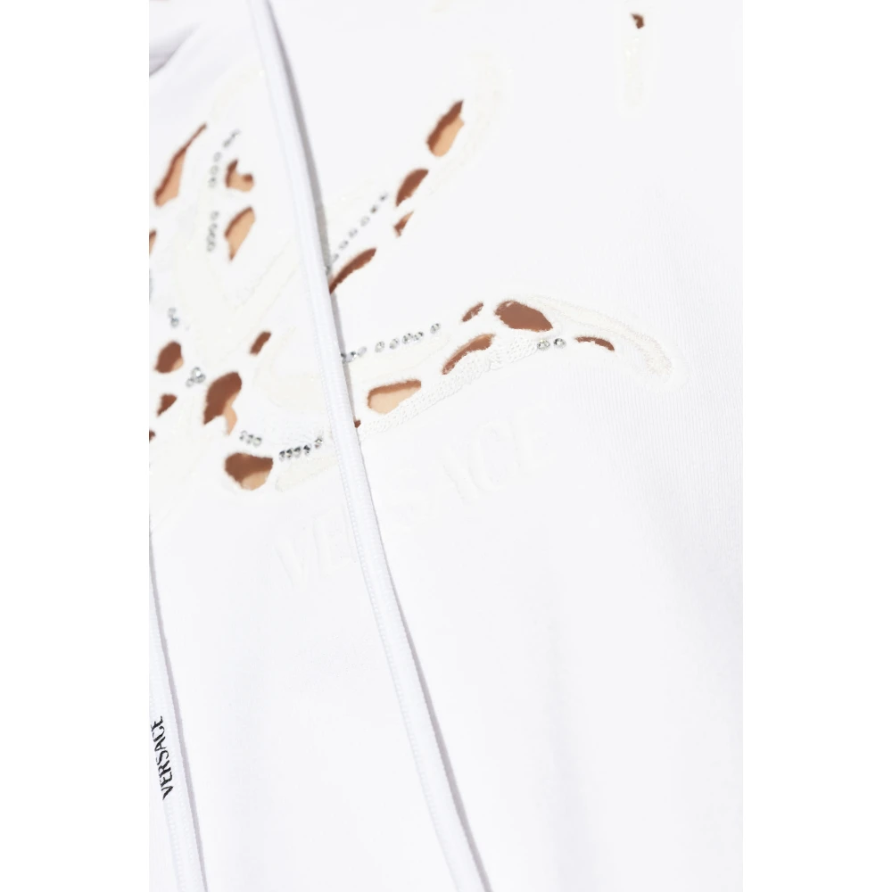 Versace Hoodie White Dames