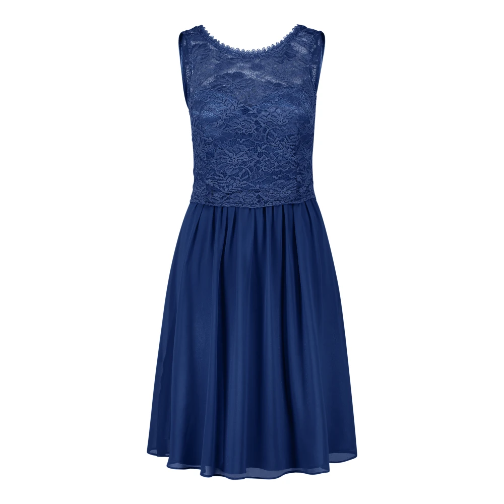 Vera Mont Kanten Avondjurk Elegant Feestelijk Stijl Blue Dames