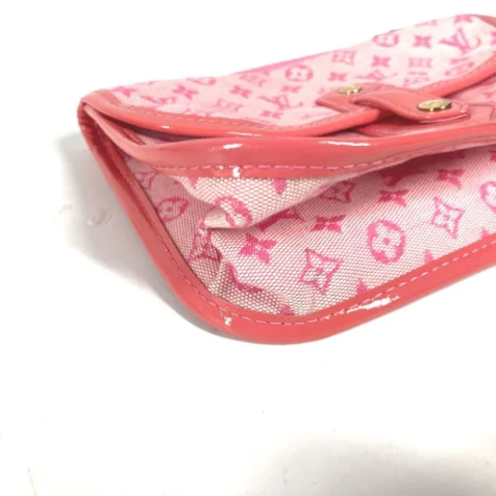 Louis Vuitton Vintage Pre-owned Canvas clutches Pink Dames