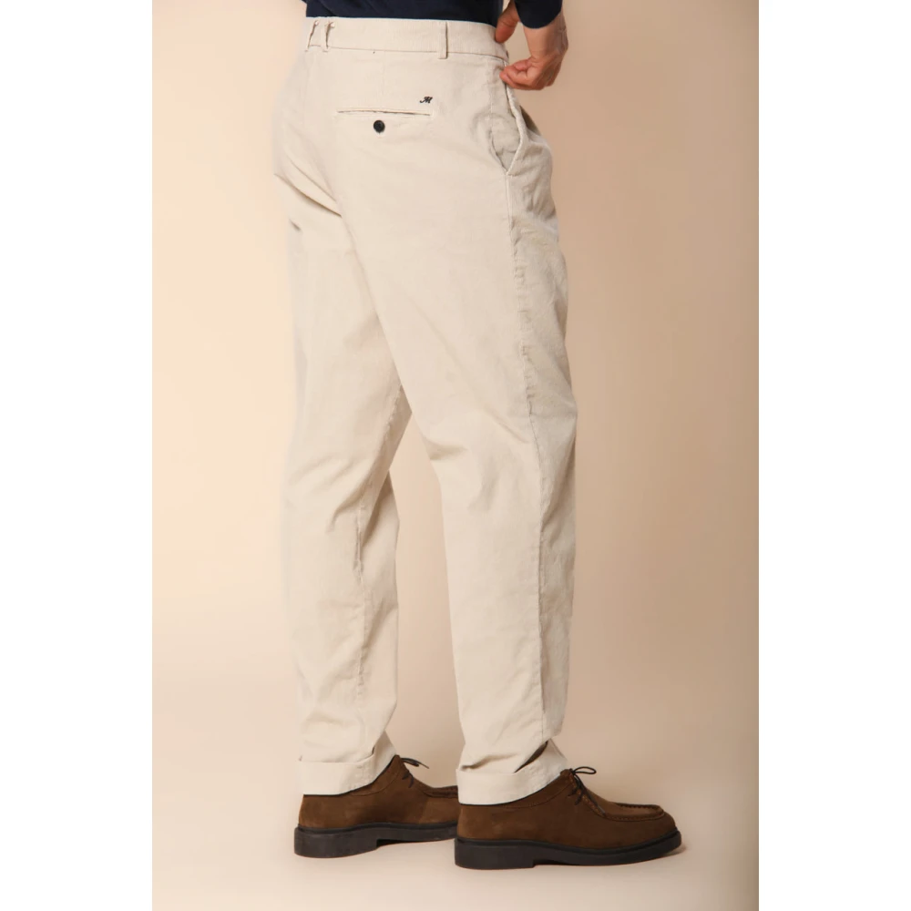Mason's Fluwelen Chino Broek Wintercollectie Beige Heren