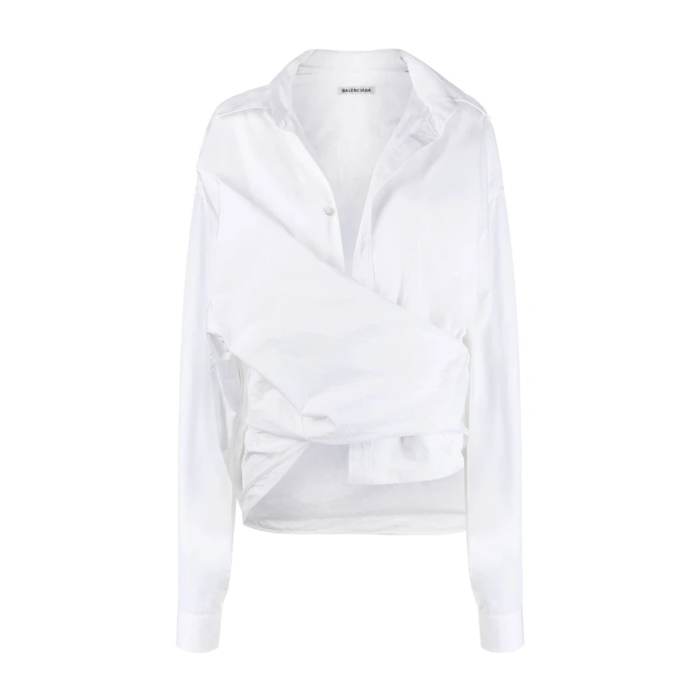 Balenciaga Wikkel shirt White Dames