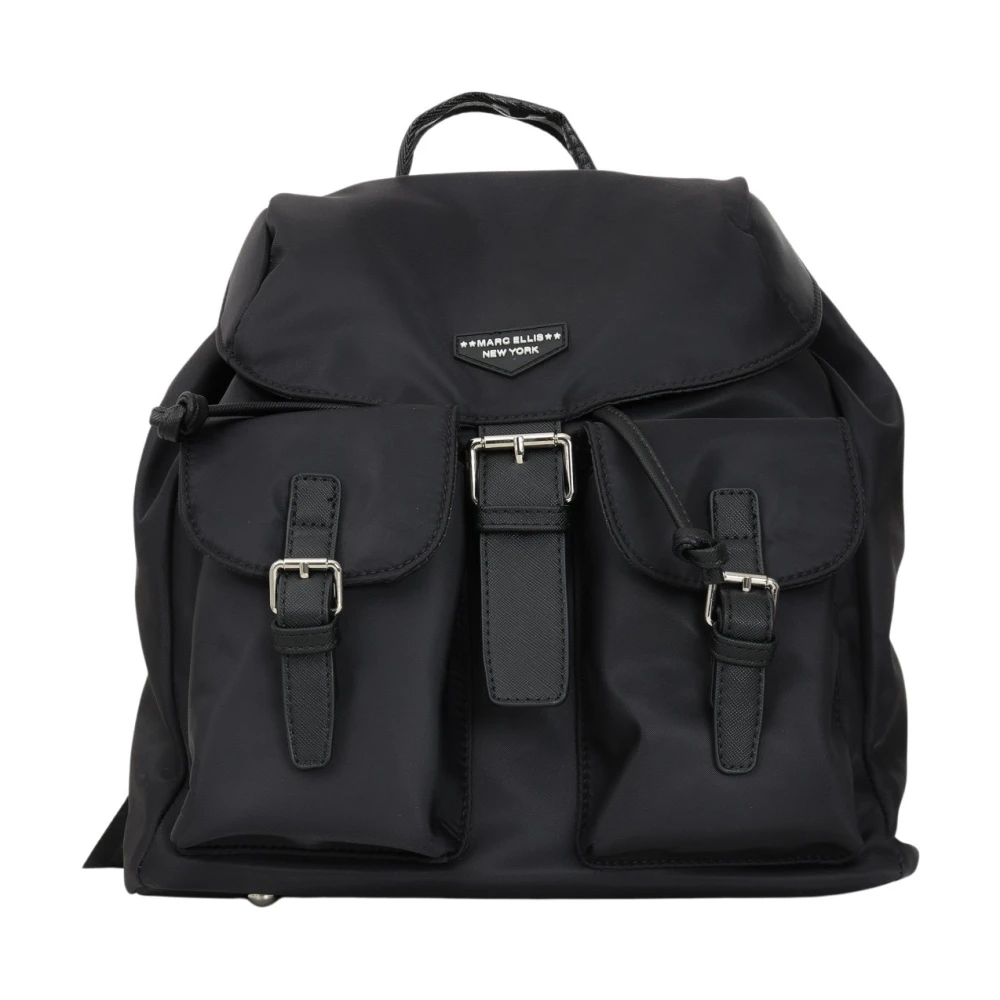 Marc Ellis Urban-chic Zwarte Rugzak Black Dames