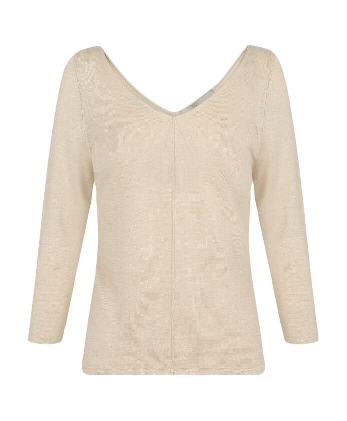 pull-en-lin-pointelle-a-col-v