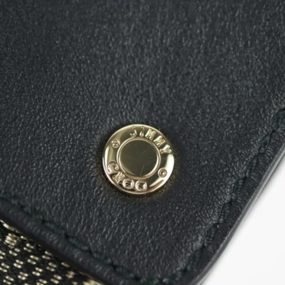 Jimmy Choo Pre-owned Leather shoulder-bags Black Dames