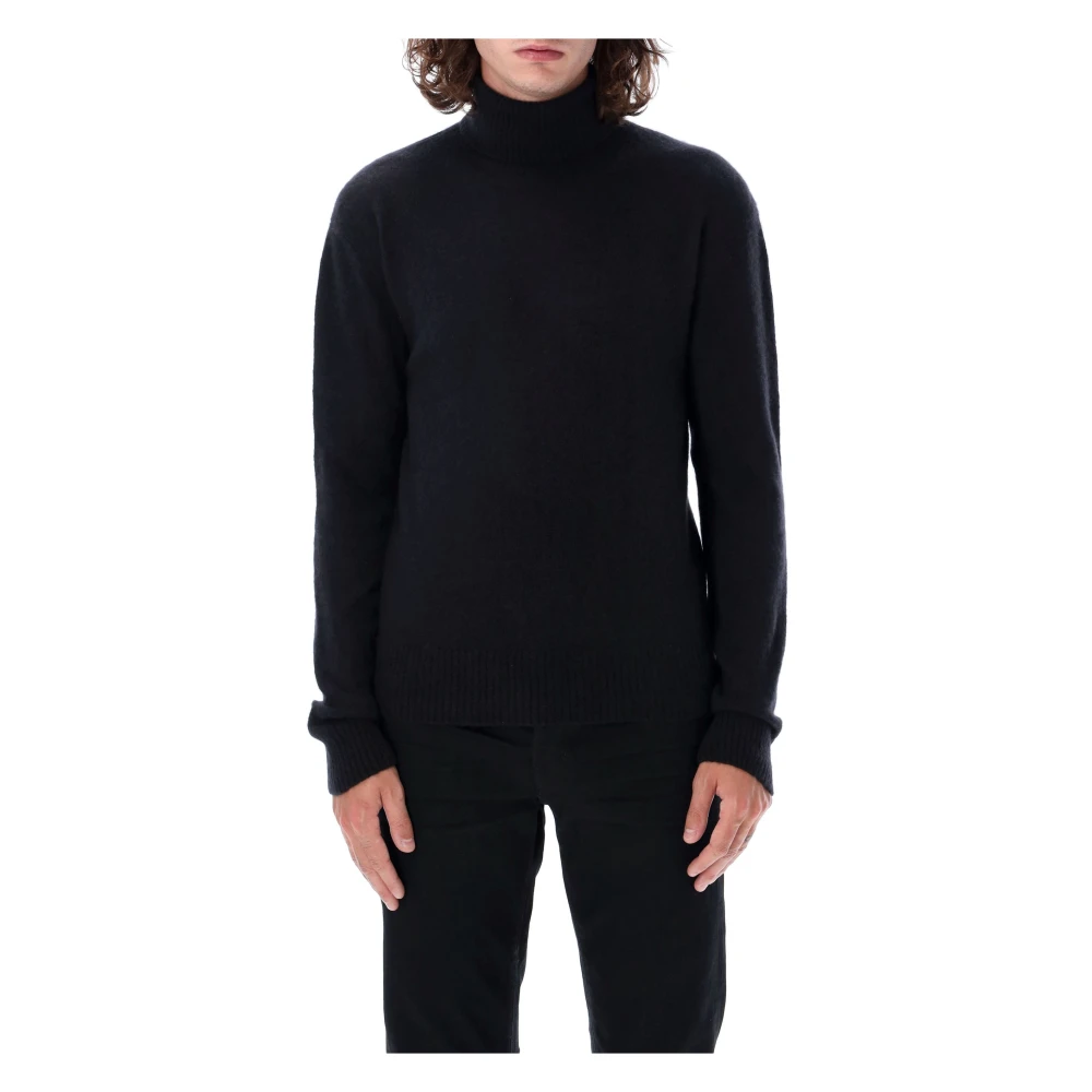 Tom Ford Zwarte Cashmere Coltrui Black Heren