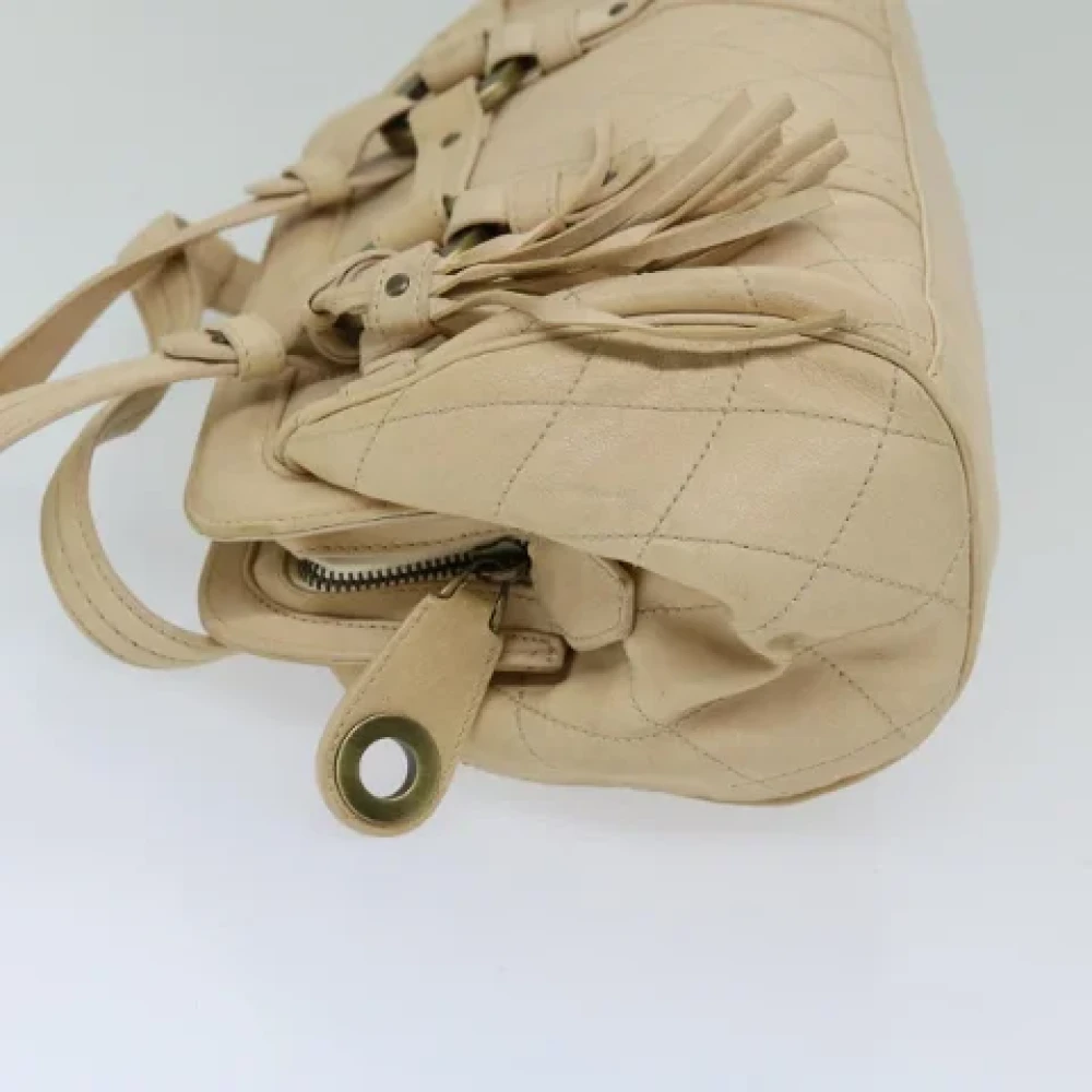 Bally Pre-owned Leather handbags Beige Dames