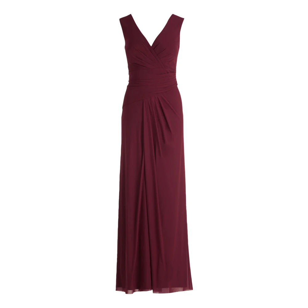 Vera Mont Elegant V-Neck Evening Dress Red Dames