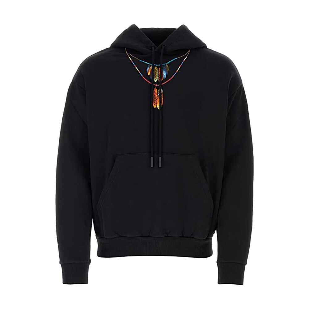 Marcelo burlon hoodie black and white best sale