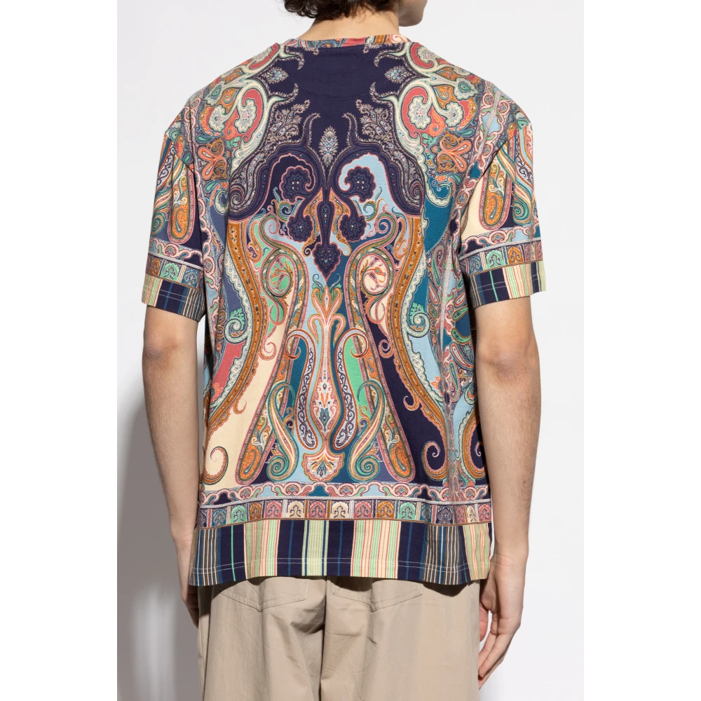 ETRO Gestreept T-shirt Multicolor Heren