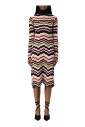 robe-tricot-zigzag-coloree