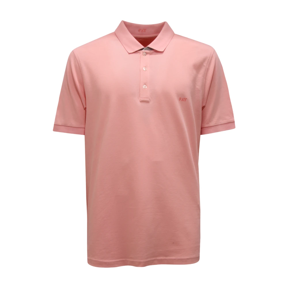Fay - Tops > Polo Shirts - Pink - Fay - Modalova