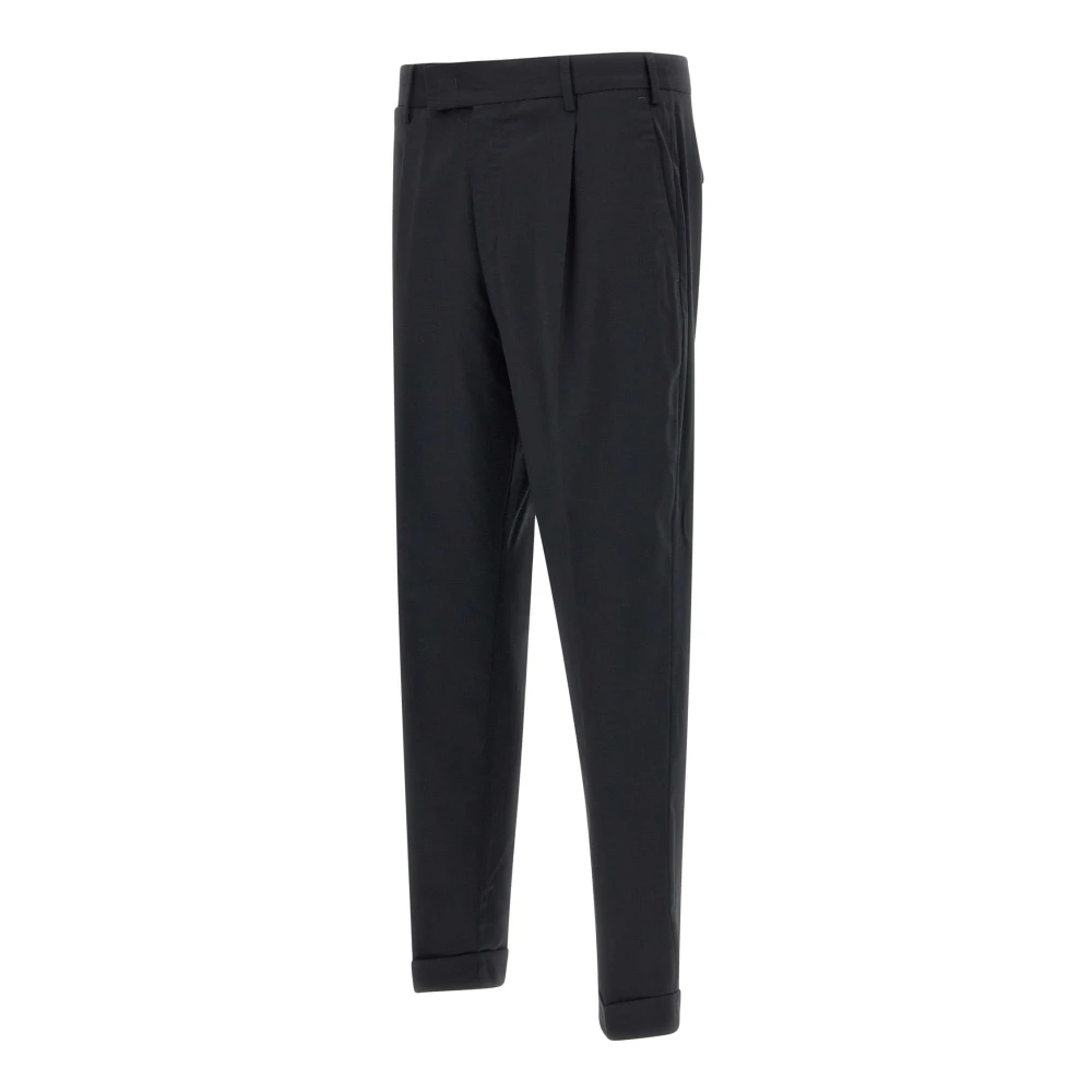 PT Torino Zwarte Rebel Broek Edge Collectie Black Heren