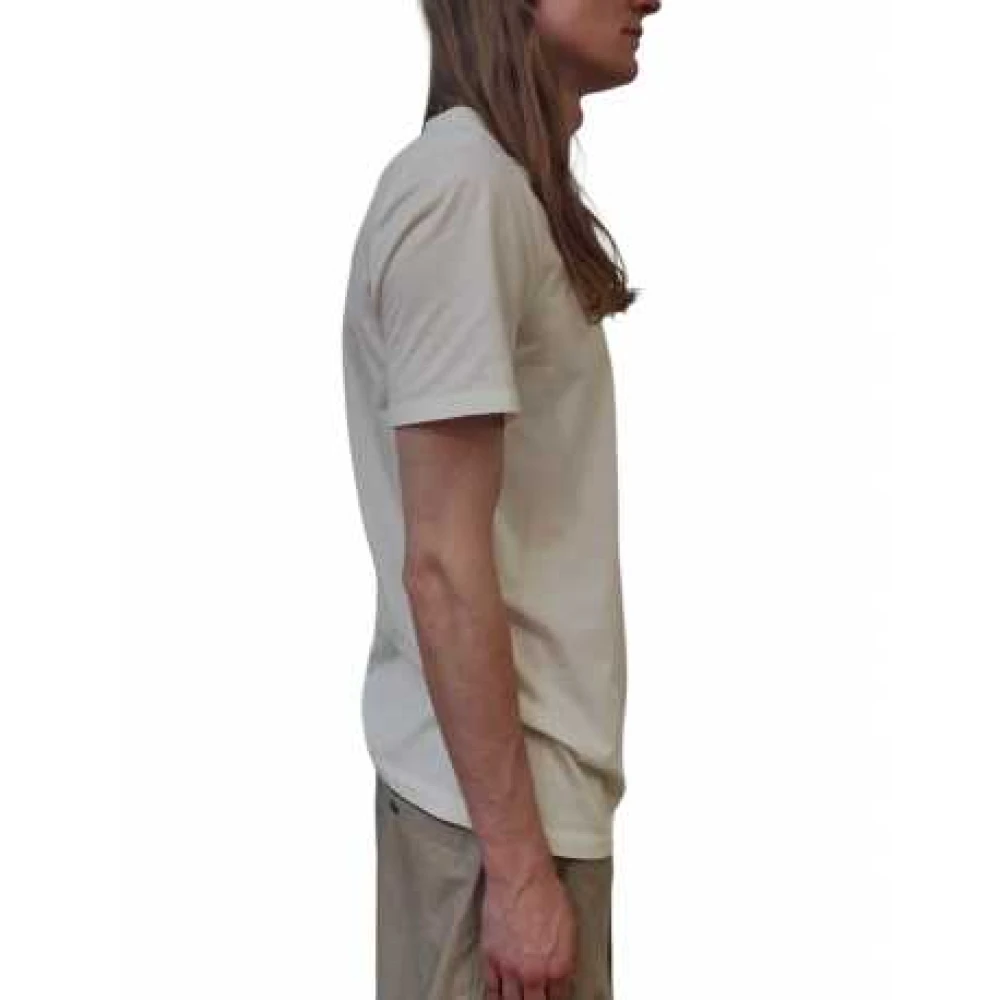 Rick Owens Wit Level T-shirt met korte mouwen White Heren