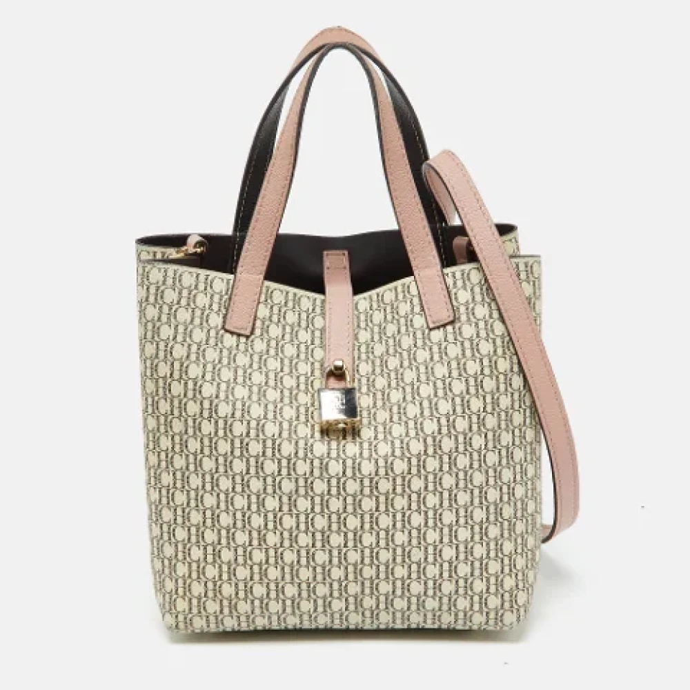 Carolina Herrera Pre-owned Canvas handbags Multicolor Dames