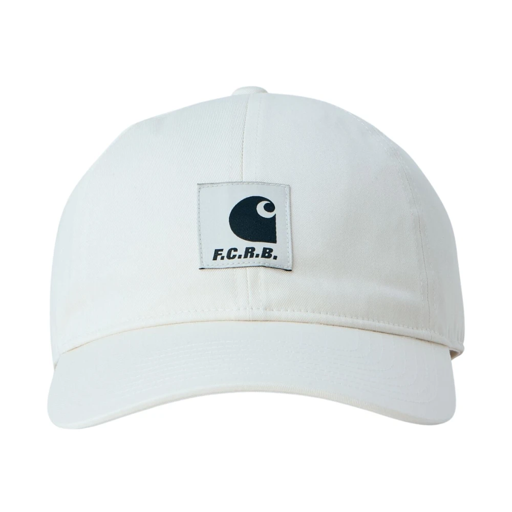 Carhartt Wip Men's White Hats & Caps, One Size, Logo Patch Baseball Cap