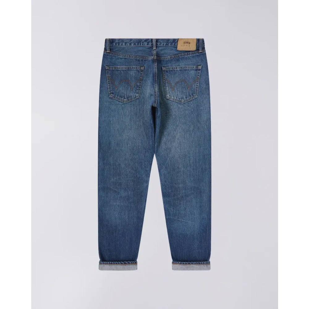 Edwin Tapered Jeans Donkerblauw Denim Blue Heren