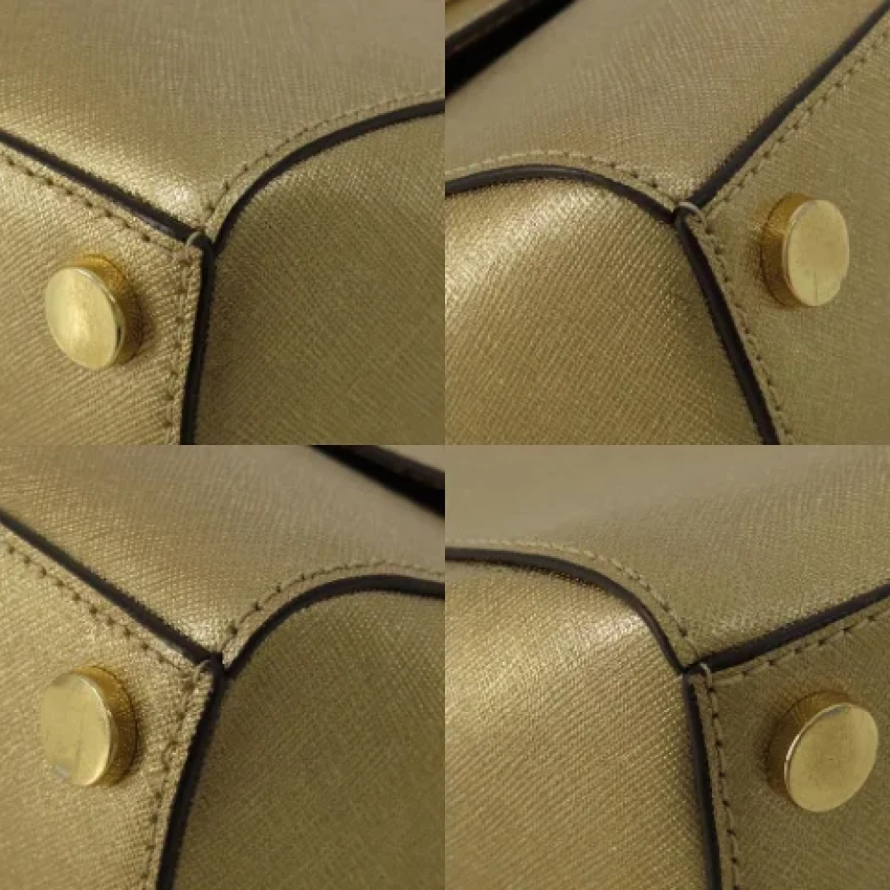 Michael Kors Pre-owned Leather handbags Yellow Dames
