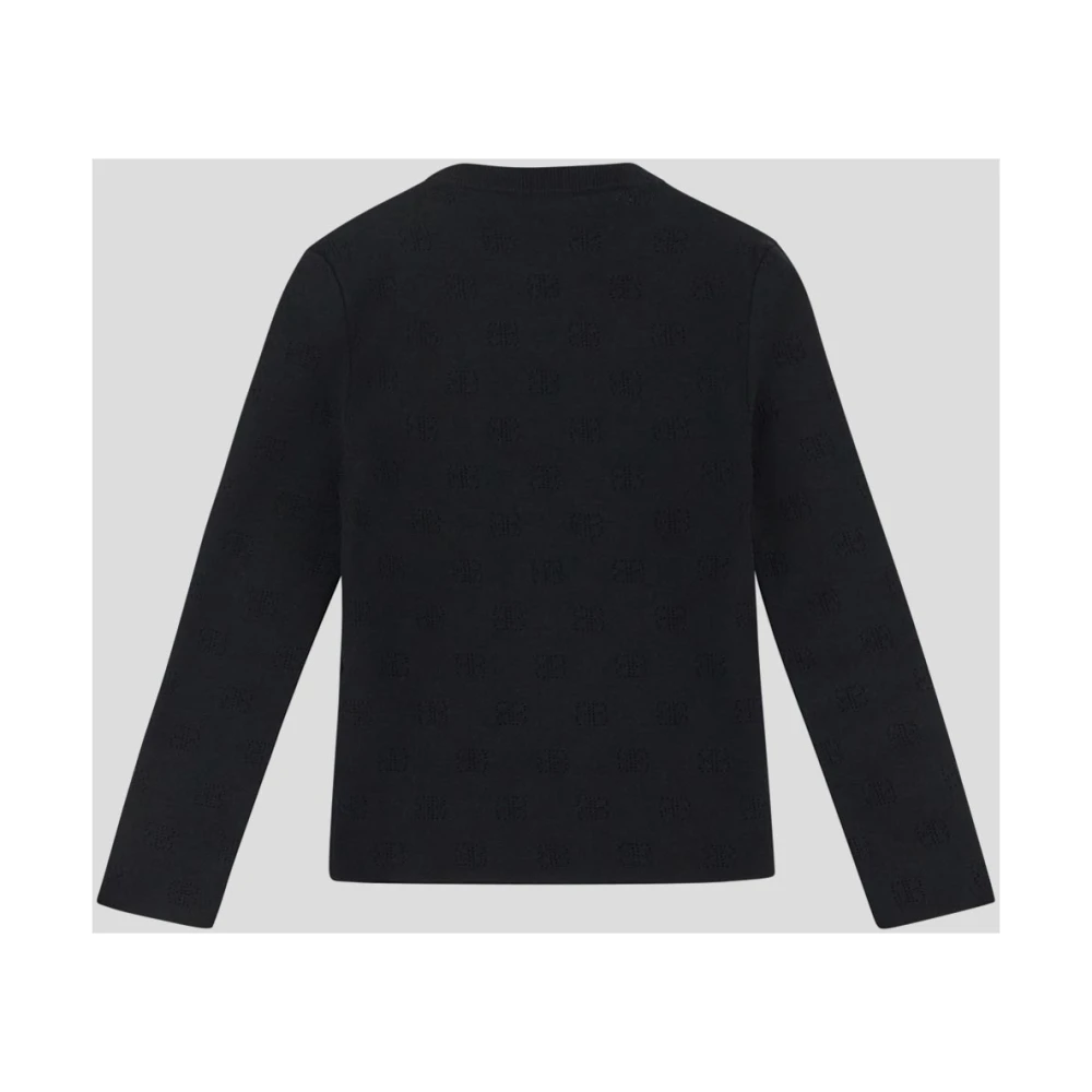 Balenciaga Wollen Gebreide Trui Black Dames