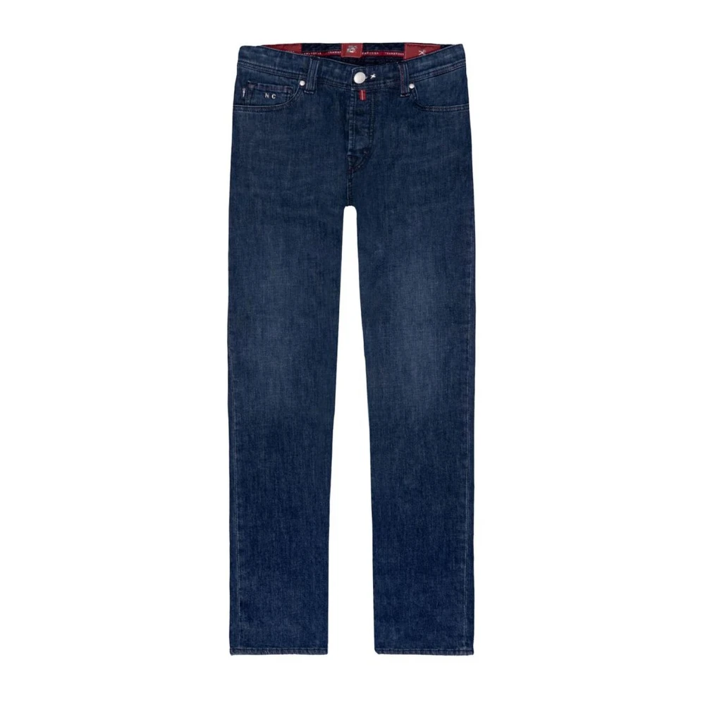 Tramarossa Aanpasbare Initialen Regular Fit Katoenen Jeans Blue Heren