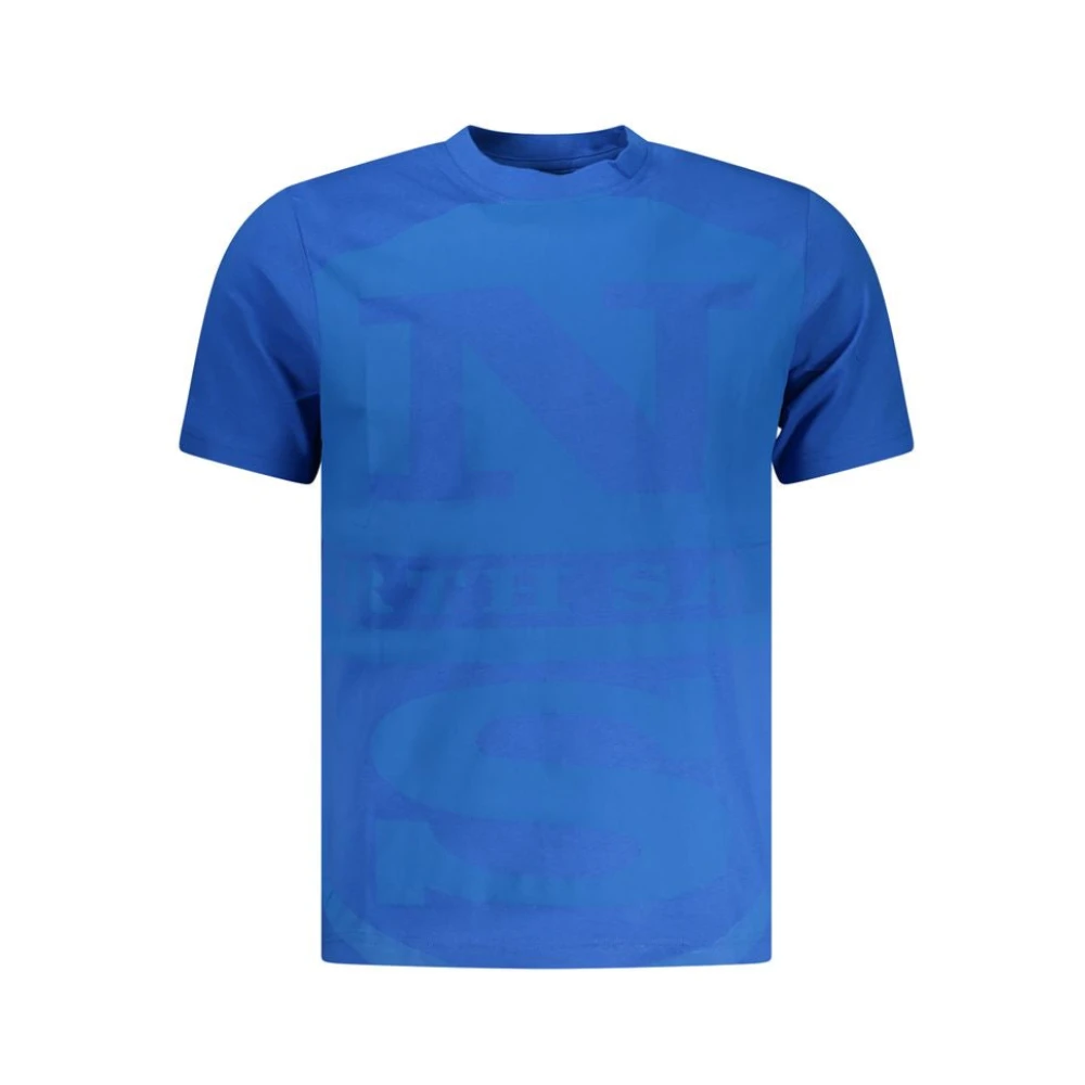 North Sails Homme Bleu Tops, Taille: 3XL T-Shirt Ras Du Cou