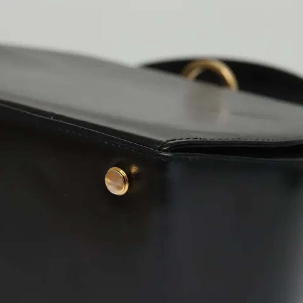 Salvatore Ferragamo Pre-owned Leather handbags Black Dames