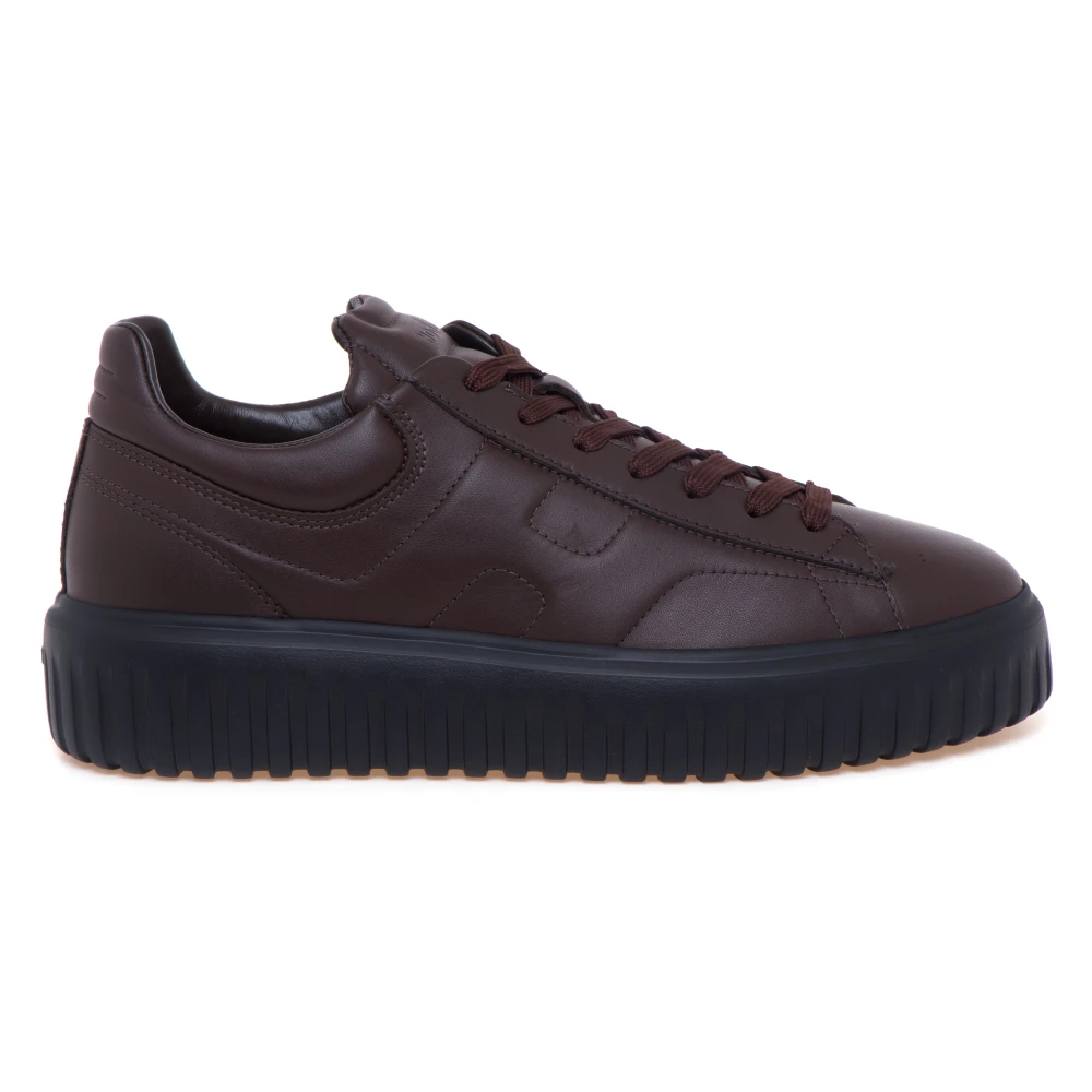 Hogan H-Stripes Sneakers Heren Schoenen Bruin