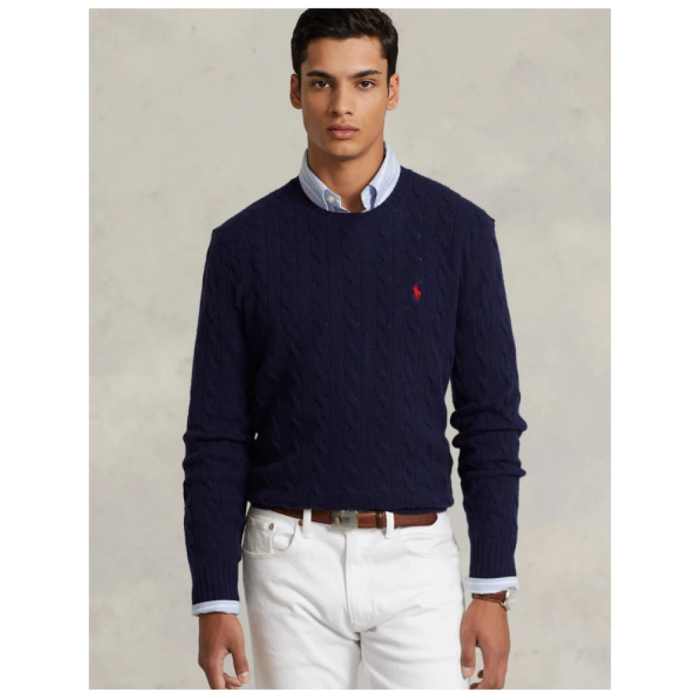 Polo Ralph Lauren Round-neck Knitwear Blue Heren
