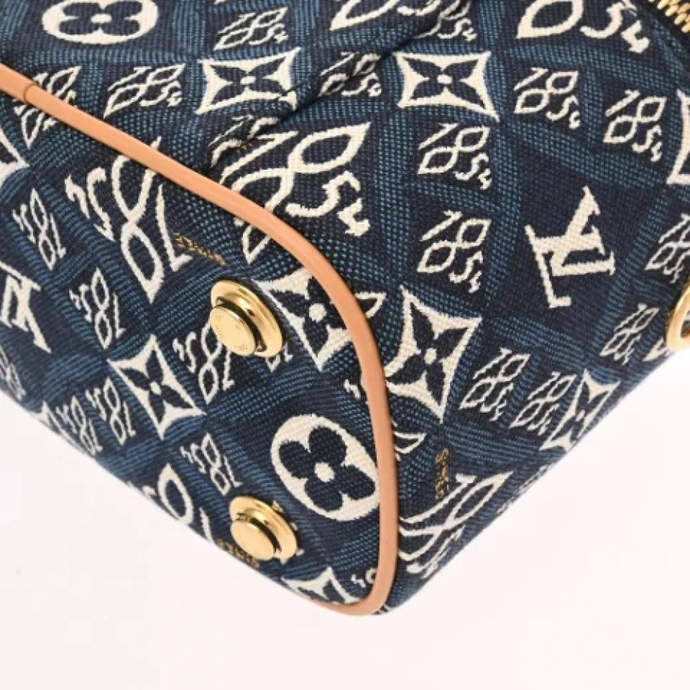 Louis Vuitton Vintage Pre-owned Canvas shoppers Blue Dames