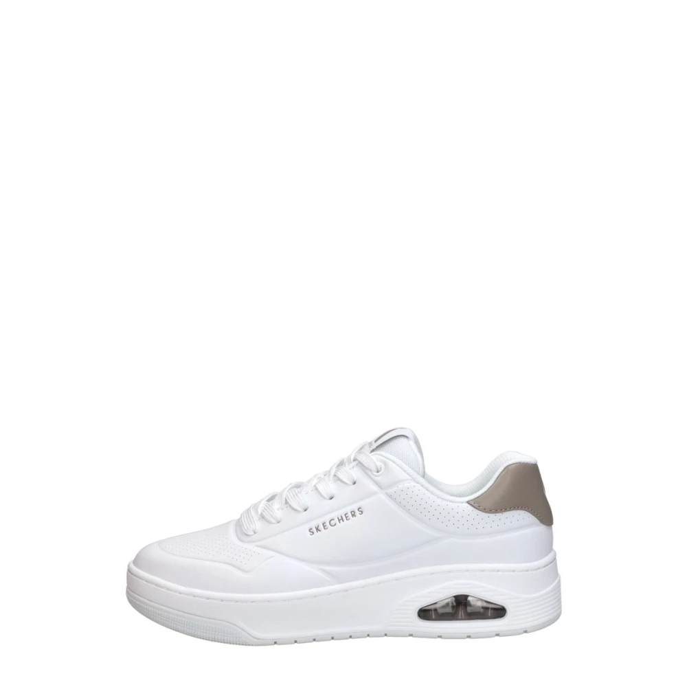 Skechers Uno Court Sneakers Laag Dames Schoenen Wit