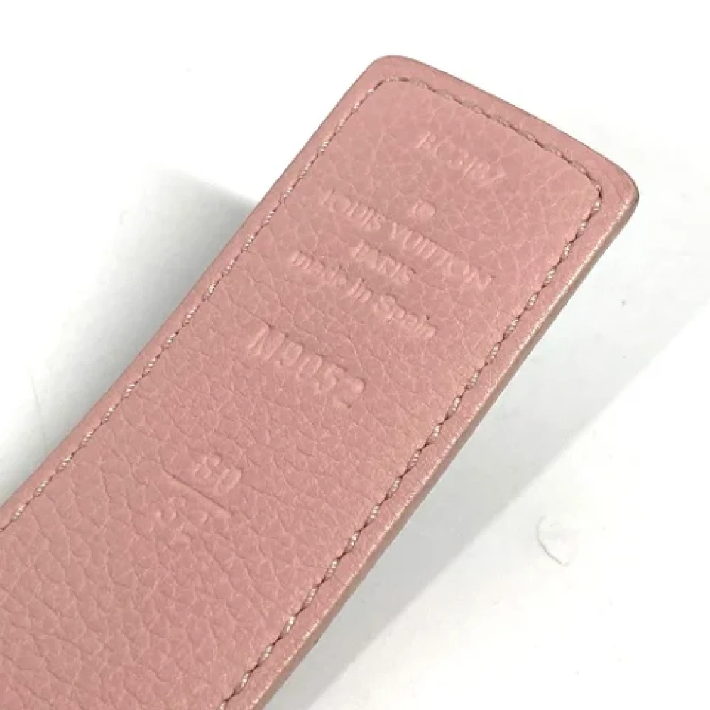 Louis Vuitton Vintage Pre-owned Cotton belts Brown Dames