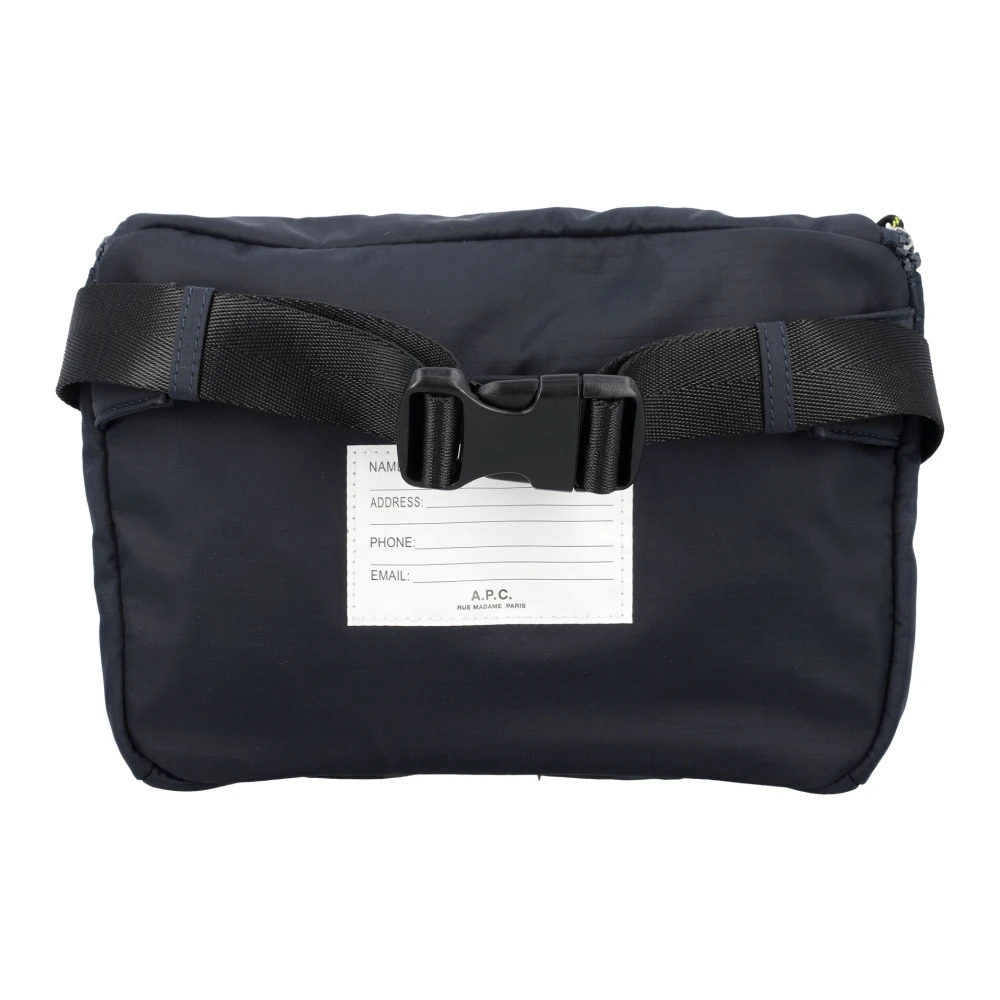 A.p.c. Donker Marineblauwe Banane Trek Schoudertas Blue Heren