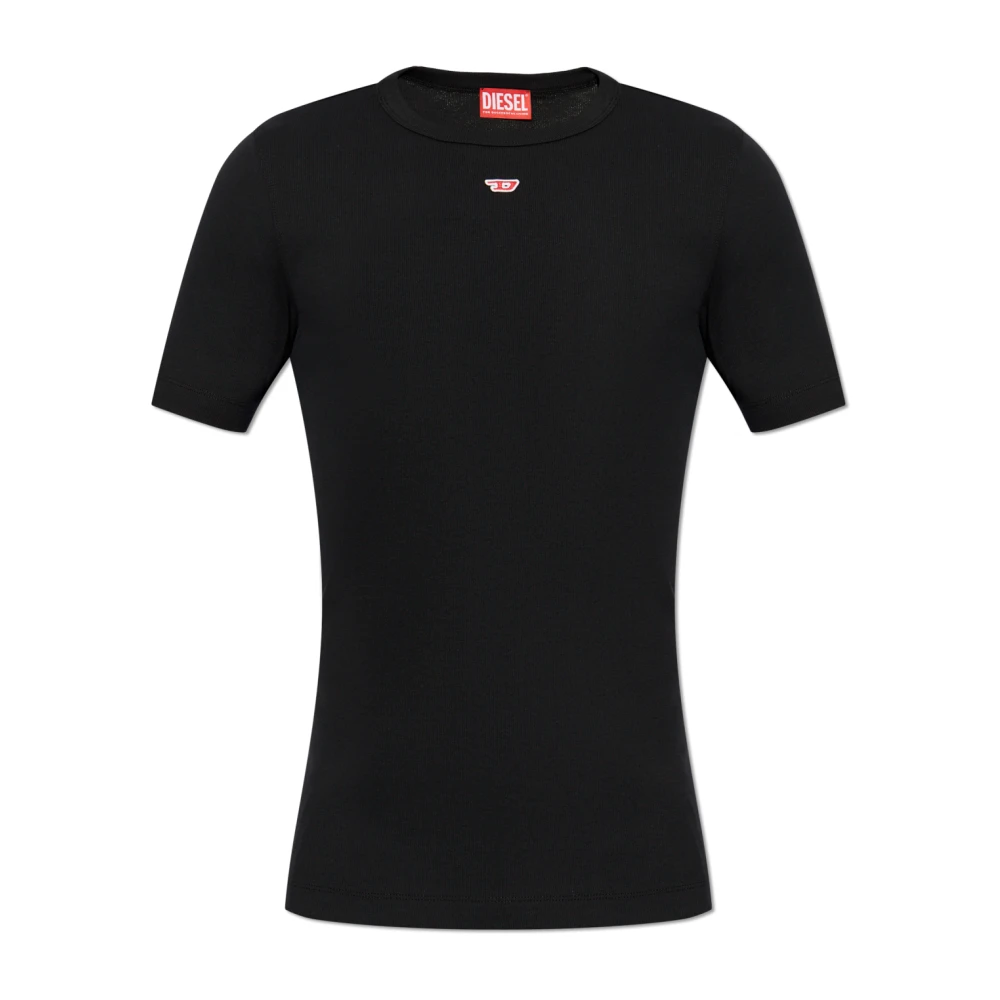 Diesel T-shirt D-Ribber-N Black, Herr