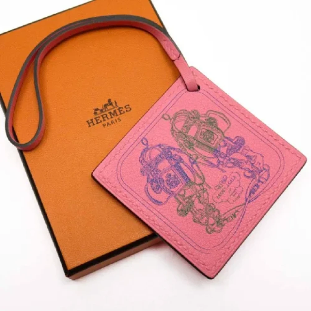 Hermès Vintage Pre-owned Leather key-holders Pink Dames