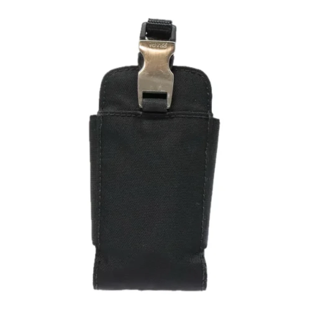 Prada Vintage Pre-owned Nylon pouches Black Dames
