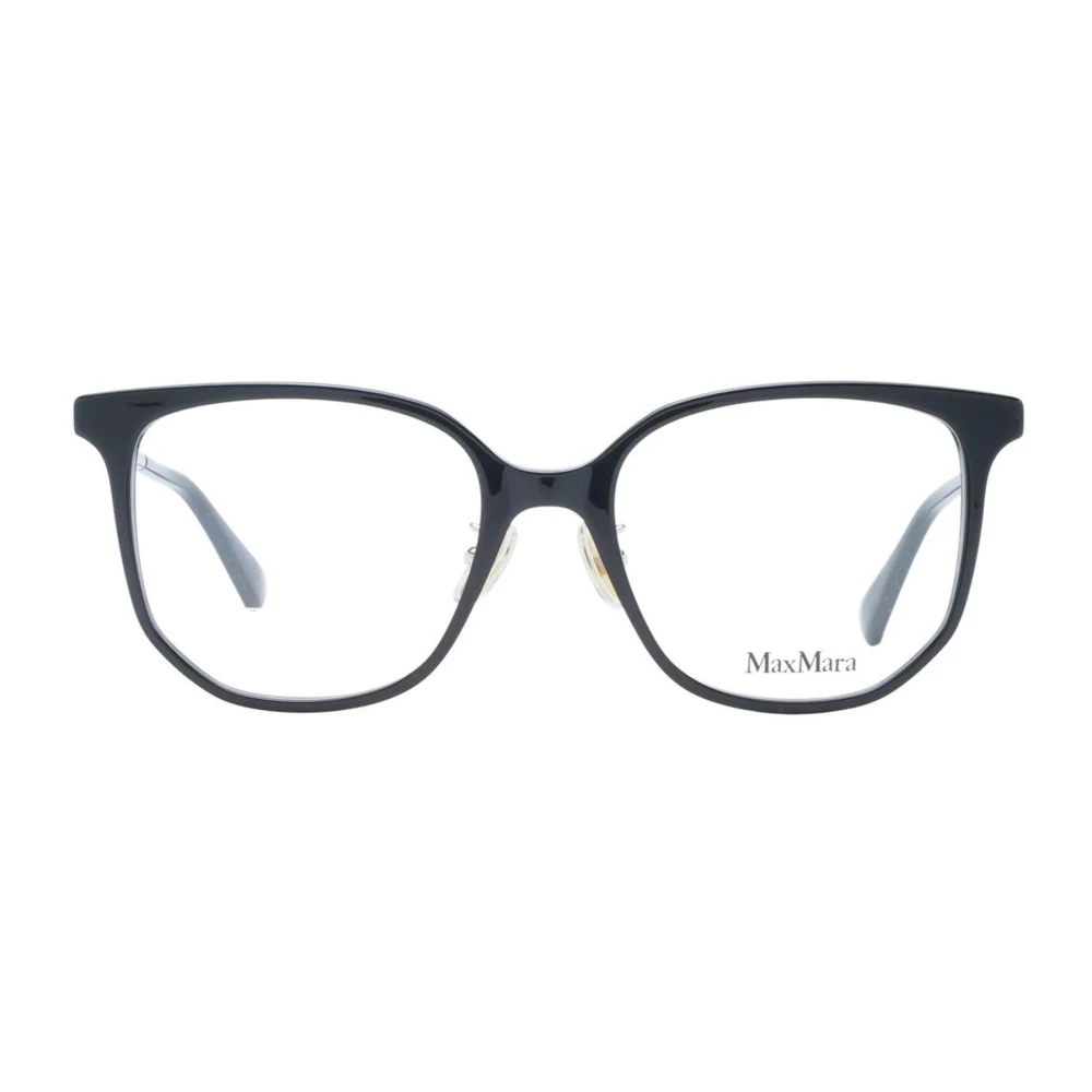 Max Mara Zwarte Plastic Butterfly Optische Frames Black Dames