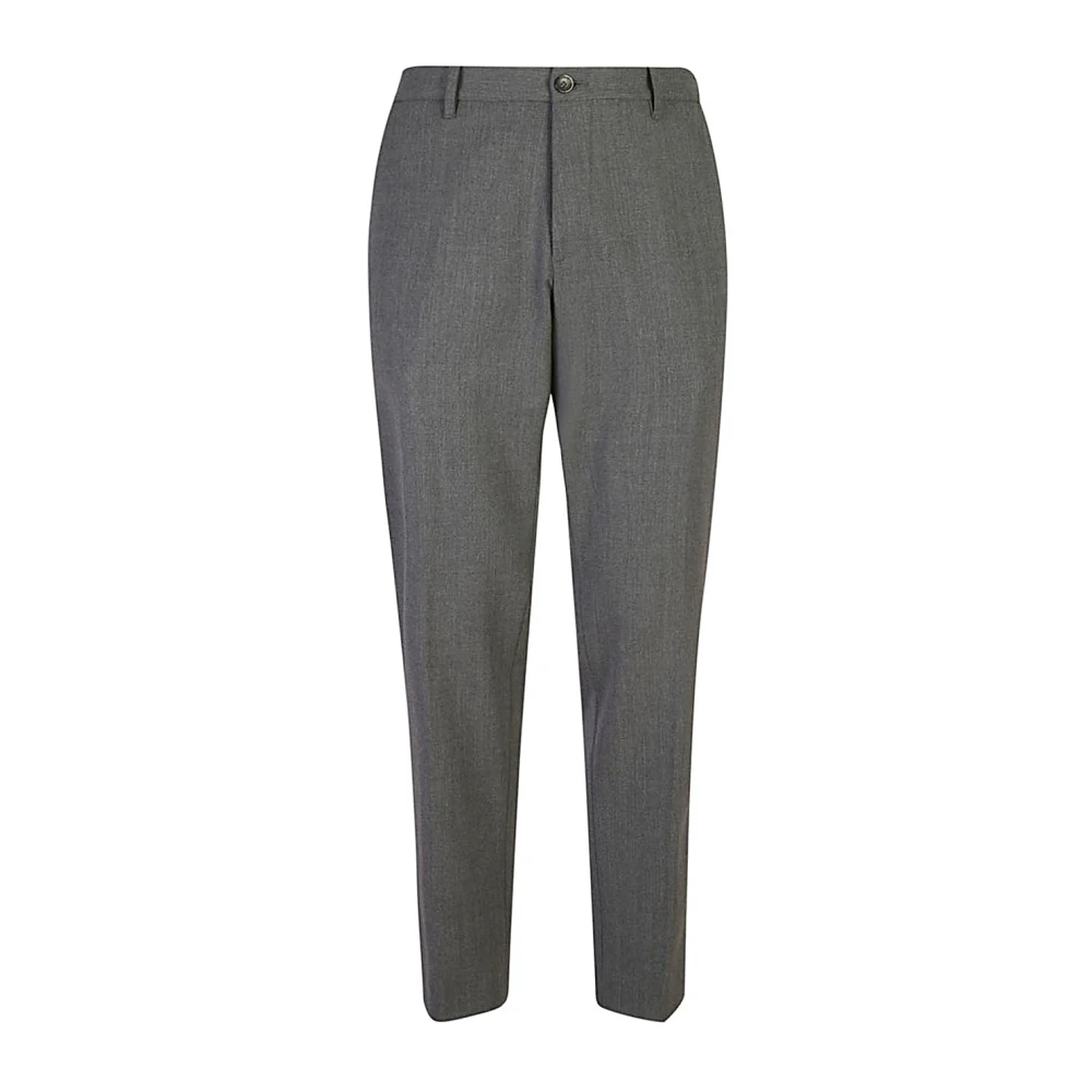 Nine In The Morning Grijze Wol Regular Fit Broek Gray Heren
