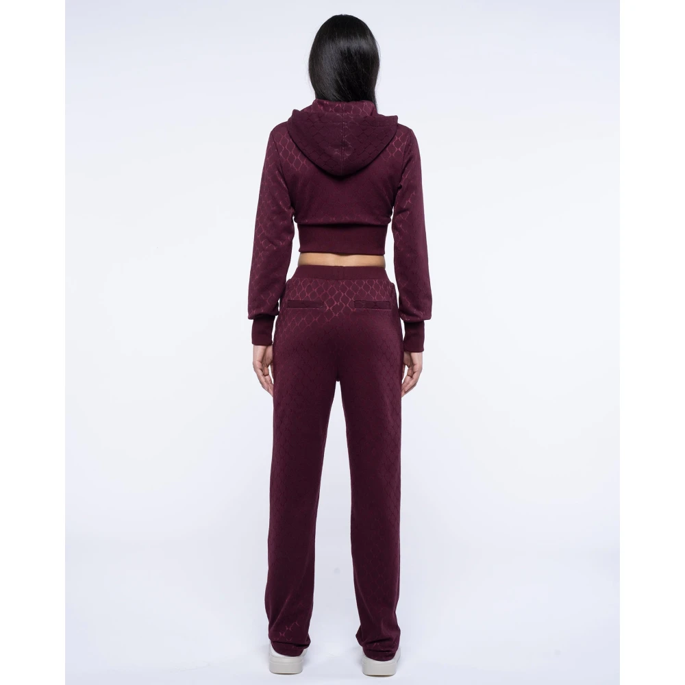 John Richmond Geknipte sweatshirt met rits Red Dames