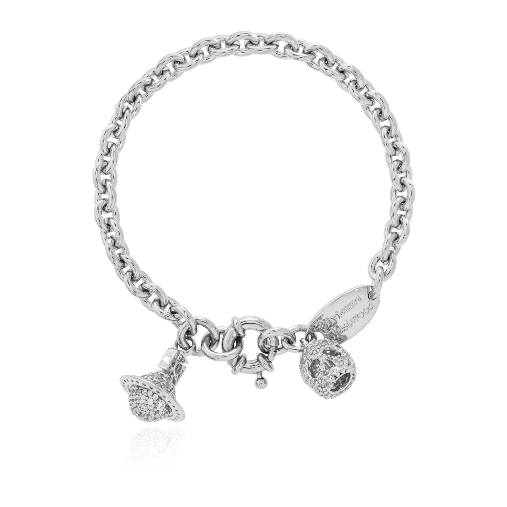 Vivienne Westwood Women's Gray Bracelet With Charms