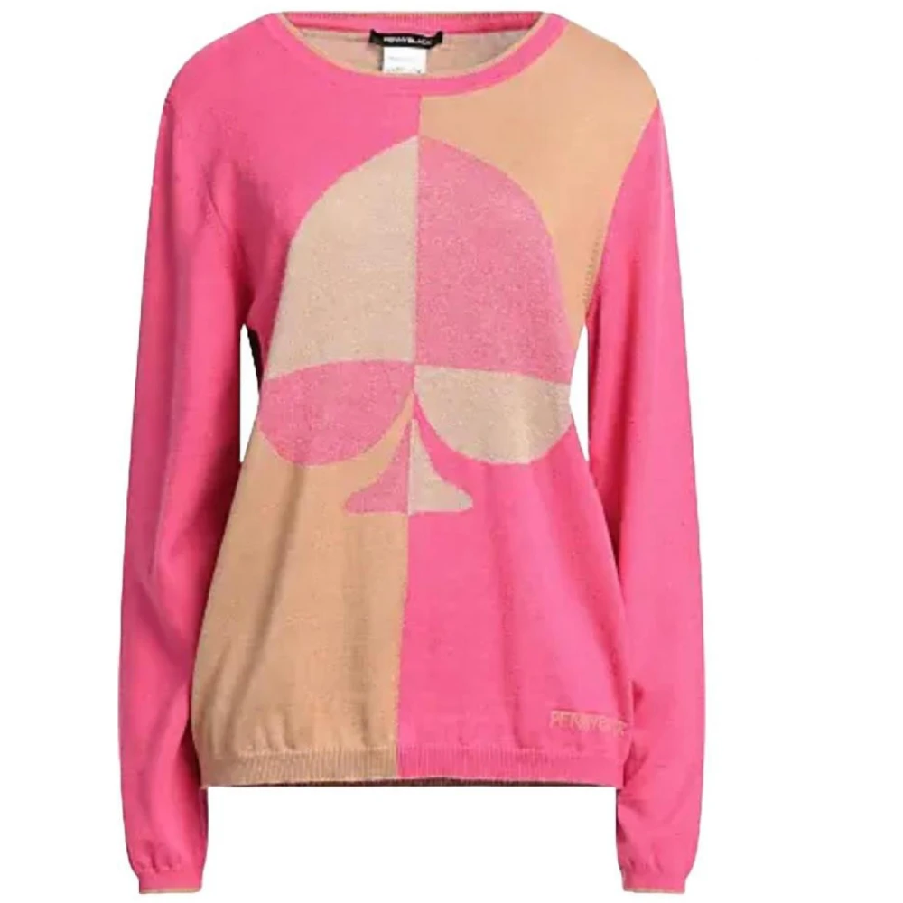 Pennyblack Katoen en wol gebreide trui Multicolor Dames