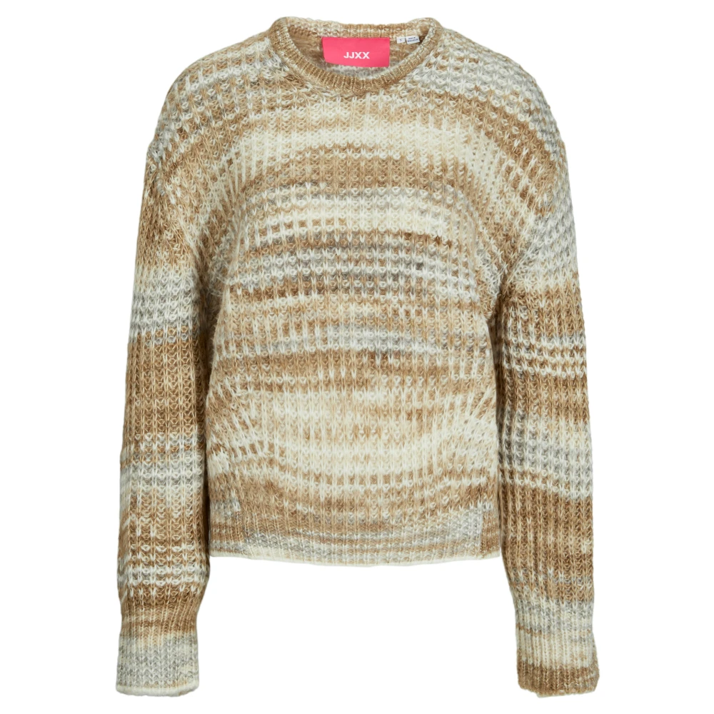 Jack & jones Space Dye Crew Neck Gebreid Green Dames
