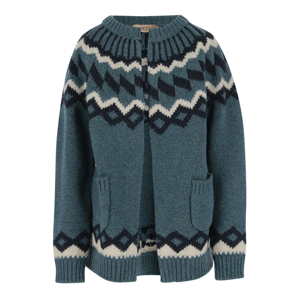 N21 Stijlvolle Sweaters Collectie Blue Dames