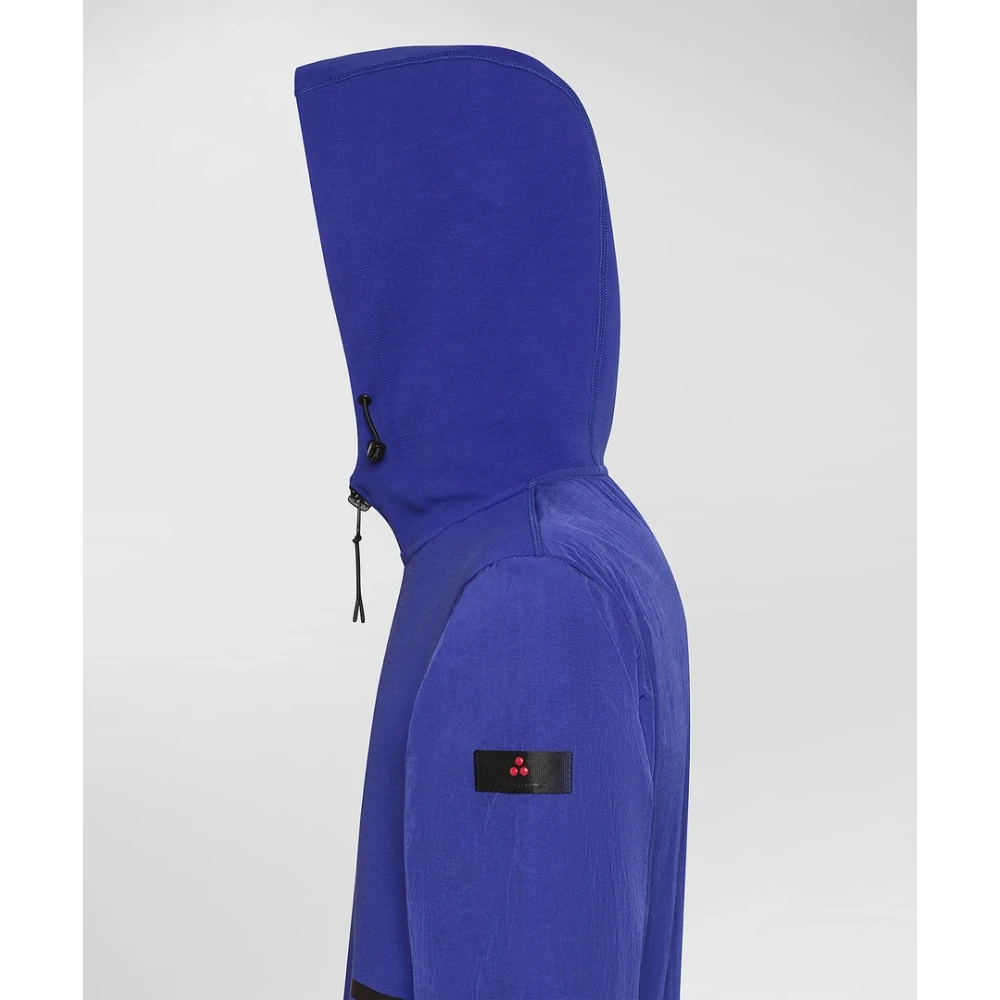 Peuterey Blauwe Vest met Knob NC Bmat Blue Heren